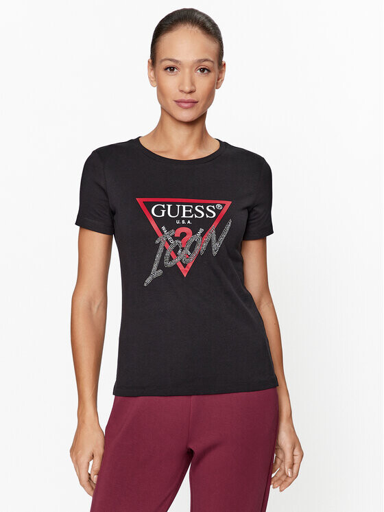 

Футболка стандартного кроя Guess, черный