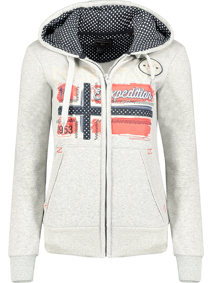 

Толстовка Geographical Norway Farlotte, светло-серый