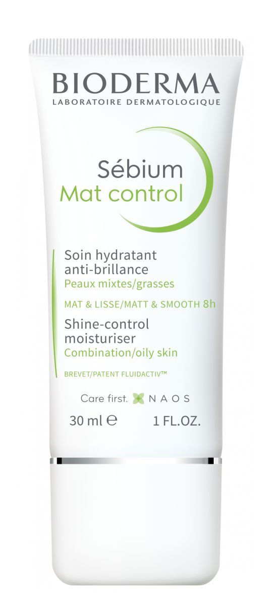 Bioderma Sebium Mat Control крем для лица, 30 ml матирующее средство для чувствительной смешанной или жирной кожи sebium mat control shine control moisturizer