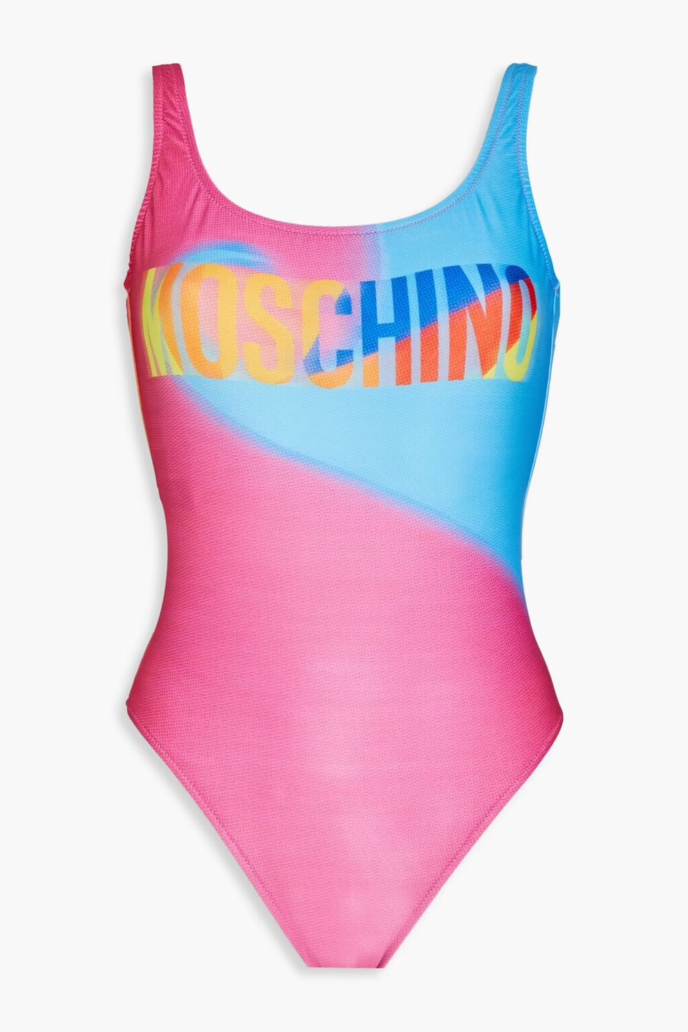 

Купальник с принтом Moschino, розовый