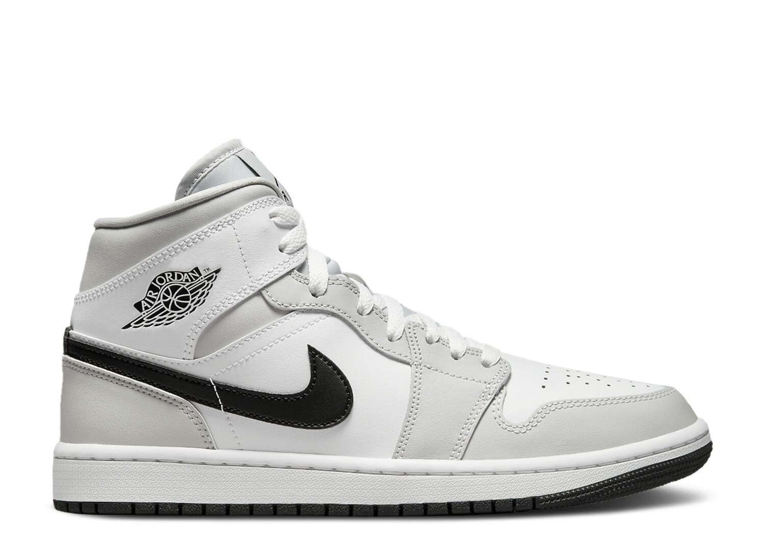 

Кроссовки Air Jordan Wmns Air Jordan 1 Mid 'Grey Fog', серый