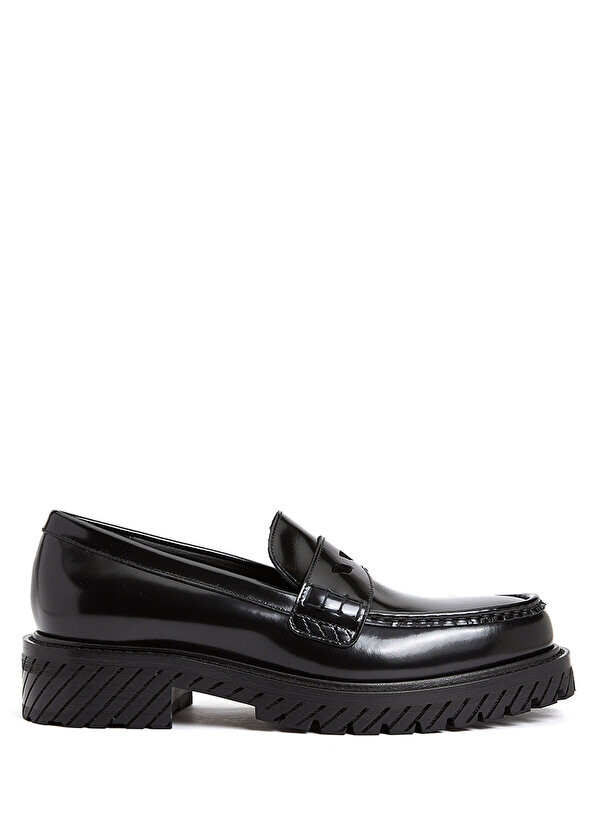 

Черные женские кожаные лоферы Off-White