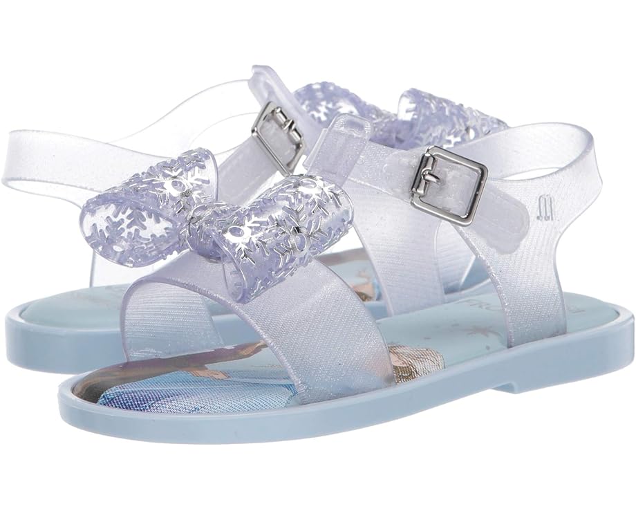 цена Сандалии Mini Melissa Mar Sandal + Frozen BB, цвет Silver Glitter
