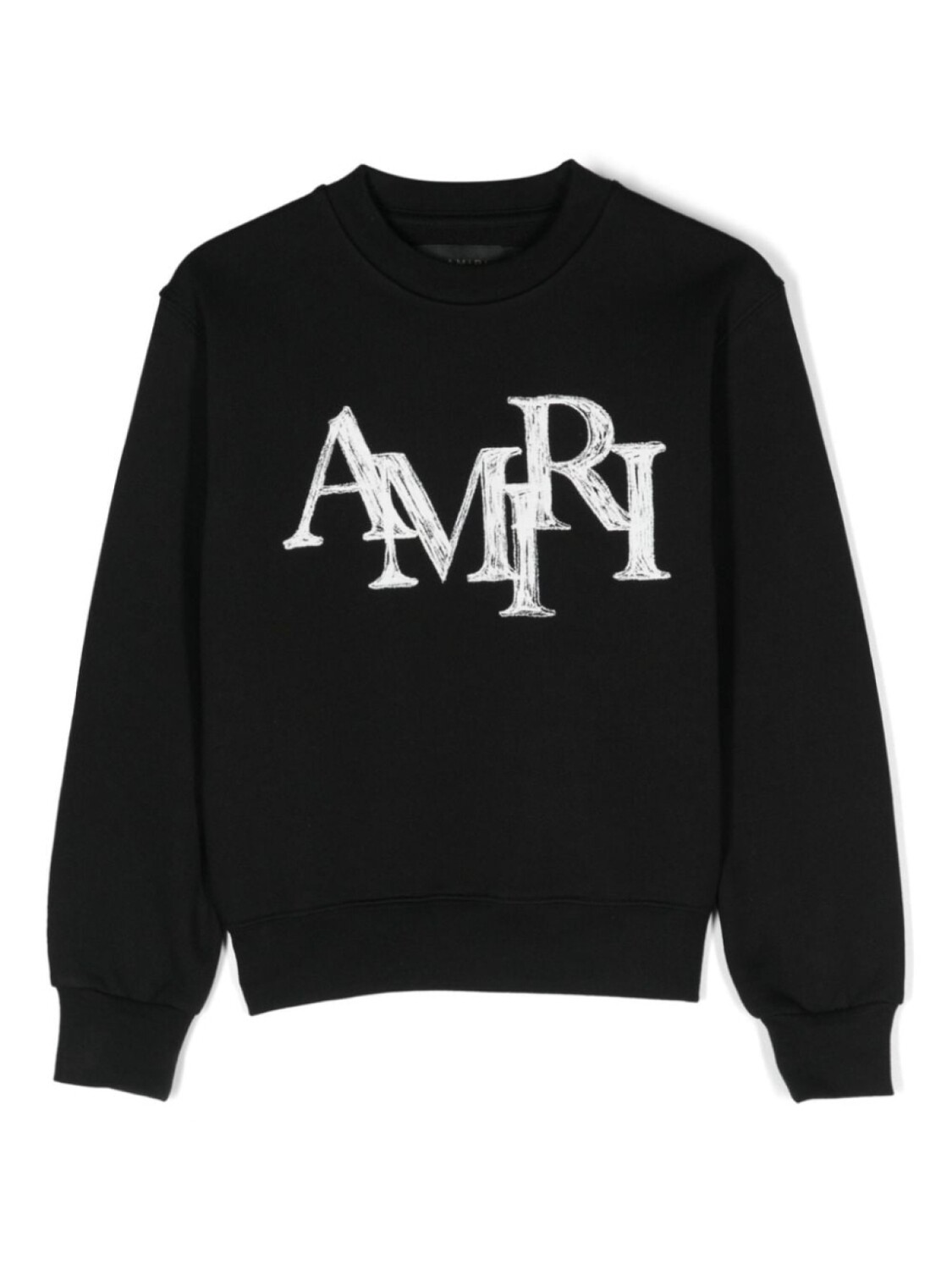 

AMIRI KIDS толстовка Staggered Scribble, черный