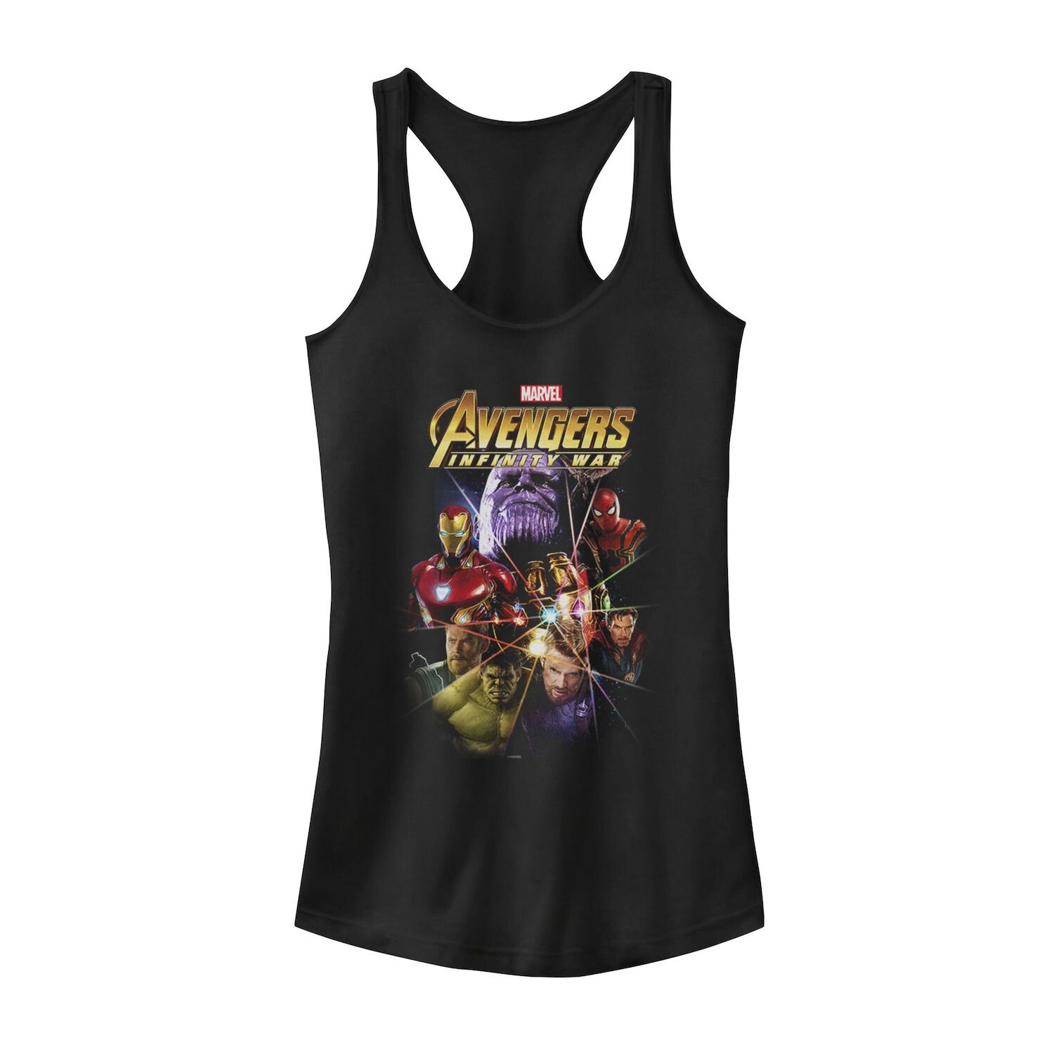 

Танк-коллаж с персонажами Marvel Avengers Infinity War для юниоров Licensed Character