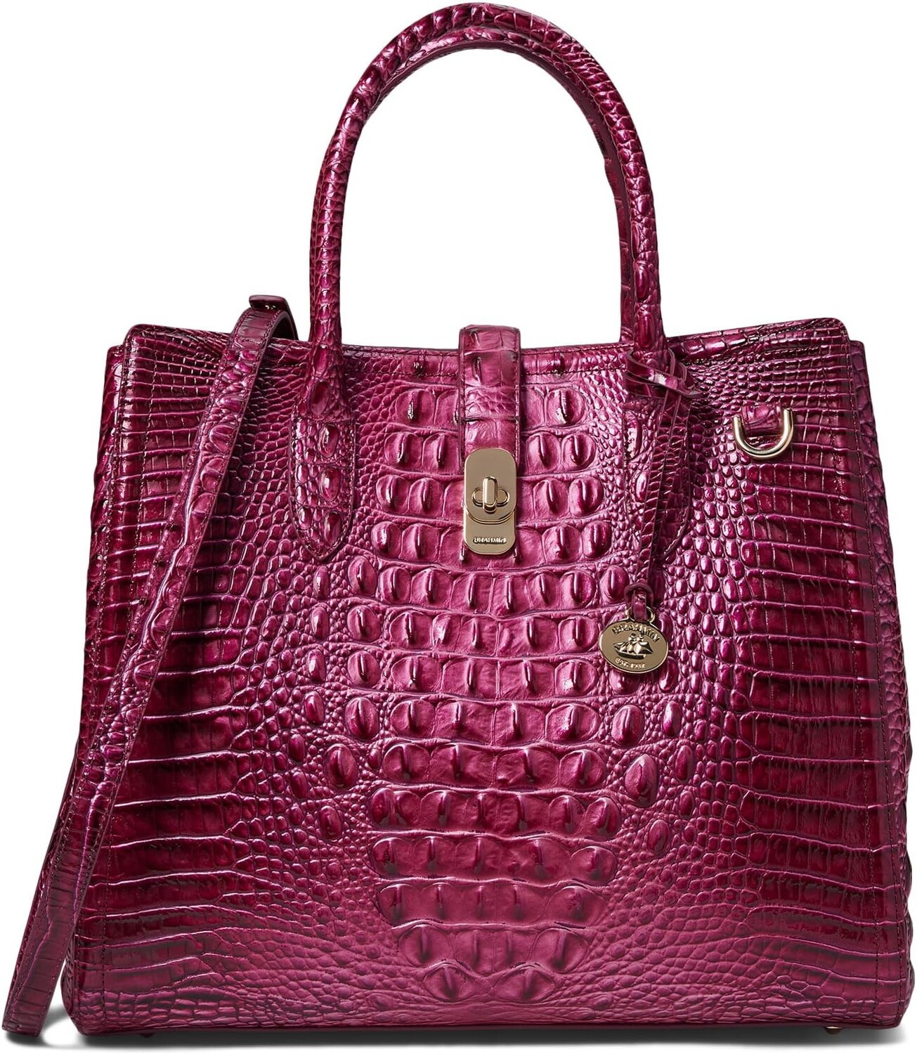 

Сумка Melbourne Nakita Satchel Brahmin, цвет Pomegranate