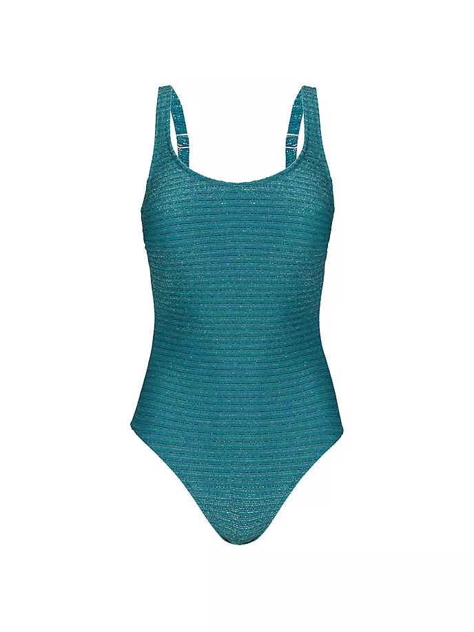 

Сплошной купальник Мартини в рубчик Gottex Swimwear, мультиколор