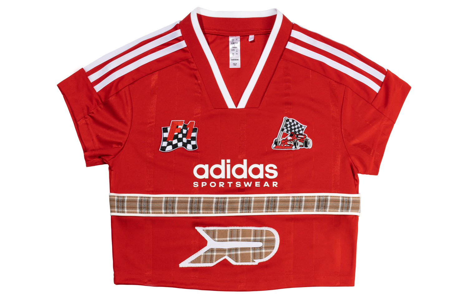 

Одежда Футболка женская красная Adidas