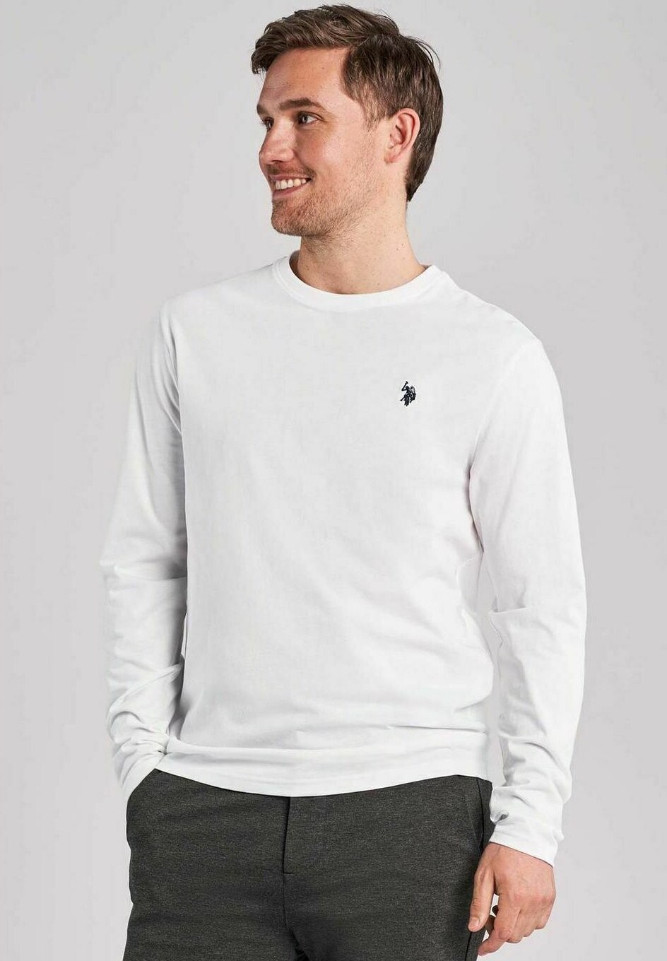 

Топ с длинными рукавами BROLIN U.S. Polo Assn., белый