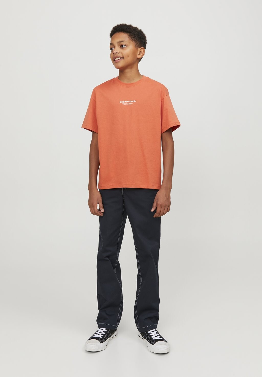 

Джинсы прямого кроя JPSTKARL JJCARPENTER JNR Jack & Jones Junior, цвет black
