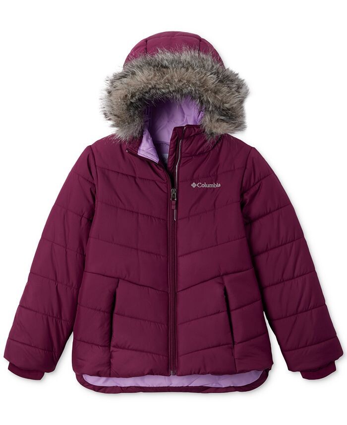 

Куртка с капюшоном Katelyn Crest II для больших девочек Columbia, красный
