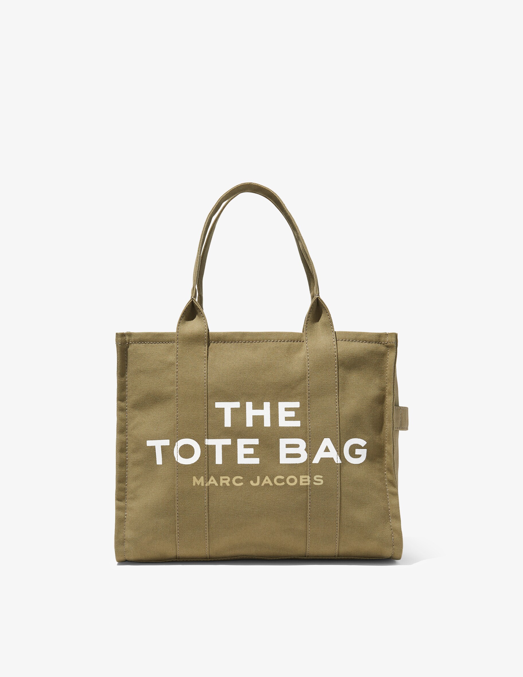 цена Большая холщовая сумка-тоут Marc Jacobs, оливковый