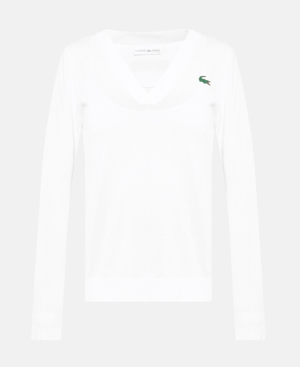 

Джемпер с длинными рукавами Lacoste, белый