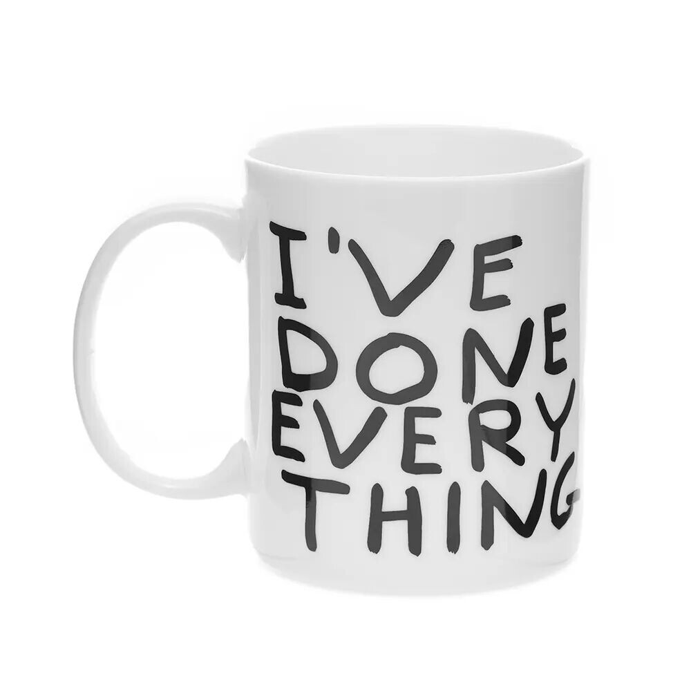 

David Shrigley Кружка «Я все сделал», белый