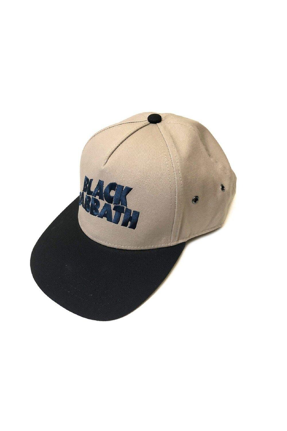 

Кепка Snapback с волнистым логотипом Black Sabbath, черный