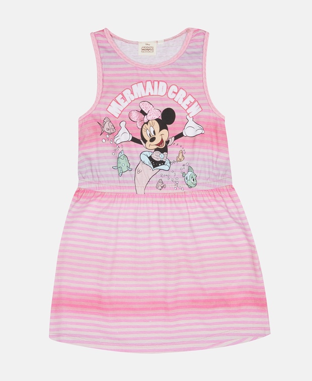 Органик платье , розовый Minnie Mouse