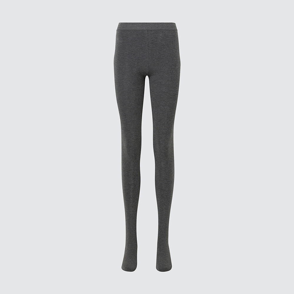 

Термоколготки Uniqlo Heattech замшевые, темно-серый