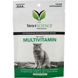 

VetriScience Мультивитамины Nu Cat 30 жевательных резинок
