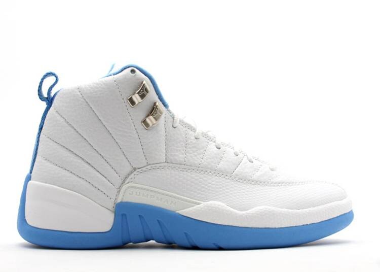

Кроссовки WMNS AIR JORDAN 12 RETRO 'UNC', белый