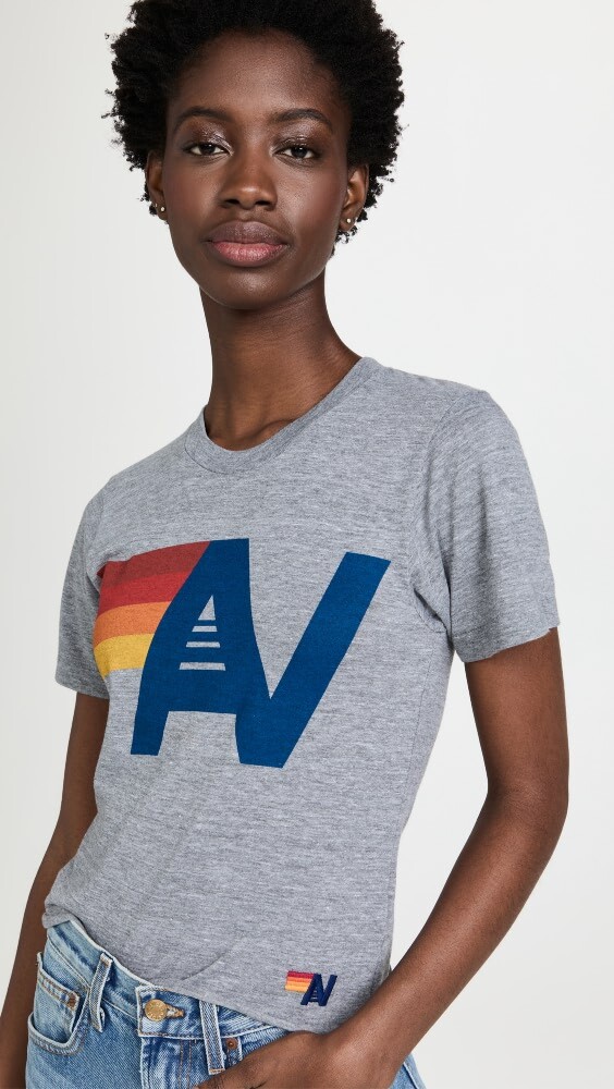 

Футболка Aviator Nation Boyfriend, серый