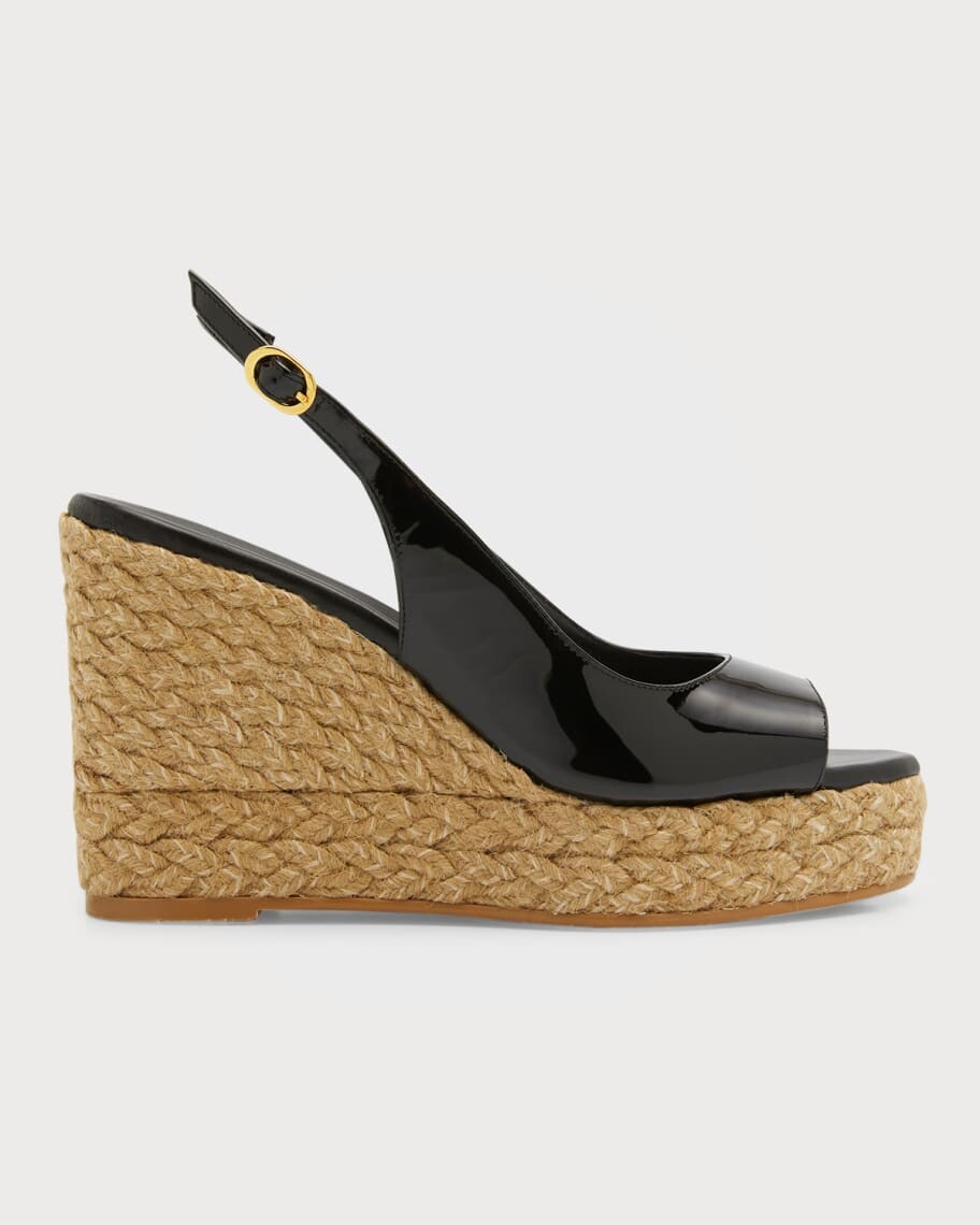 

Лакированные эспадрильи Island с ремешком на пятке Stuart Weitzman
