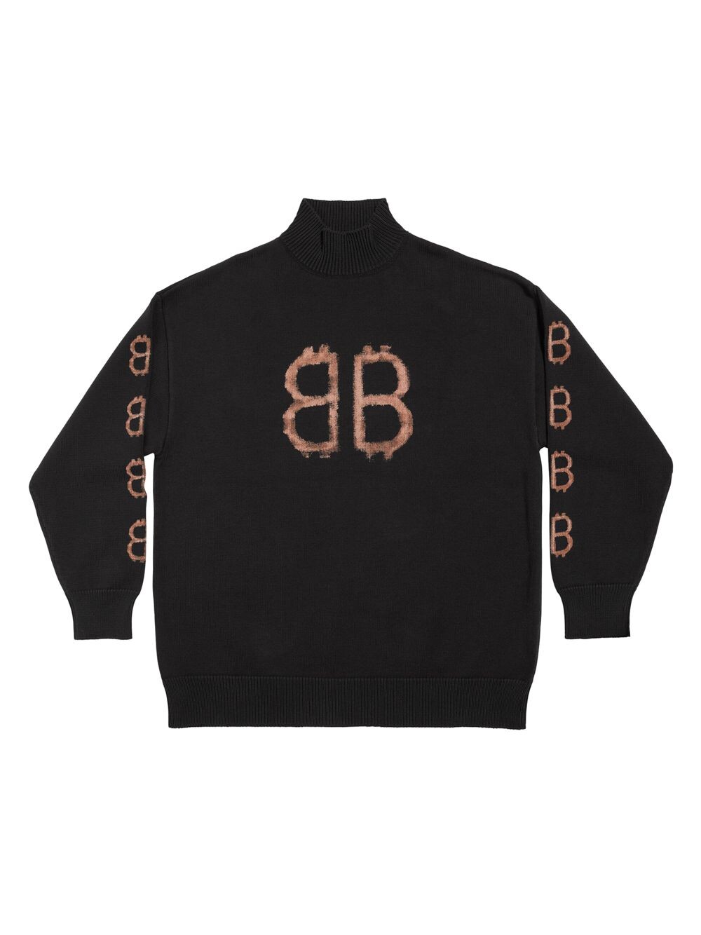 

Крипто-свитер Balenciaga, черный