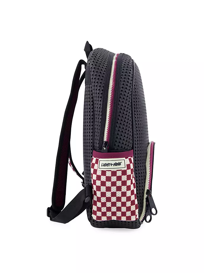 Детский стартовый рюкзак Light+Nine, цвет brick checkered цена и фото