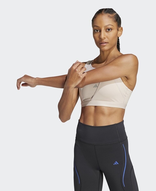 

Мягкий бюстгальтер adidas Performance, серо-коричневый