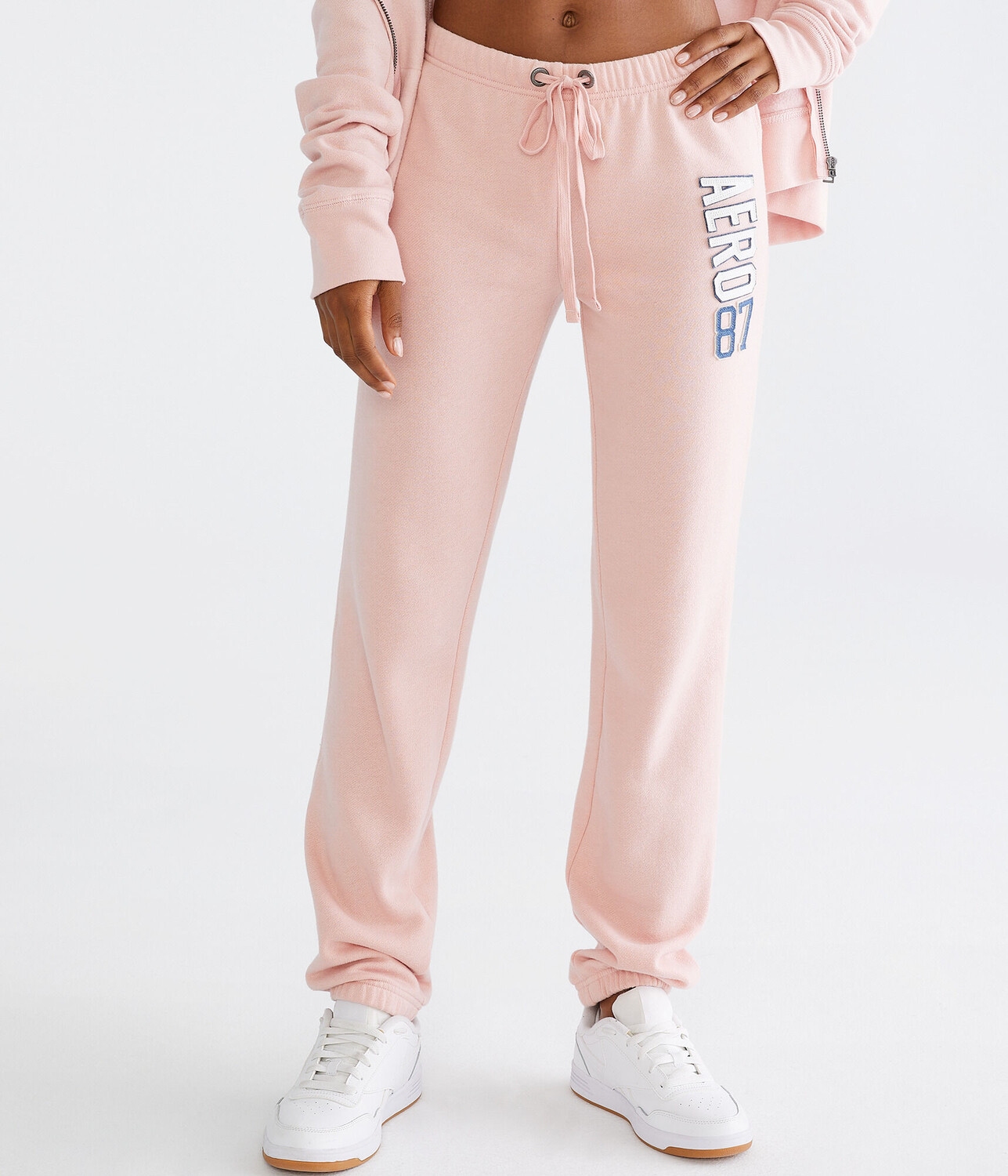 

Спортивные брюки Aero 87 на запястьях Aeropostale, розовый