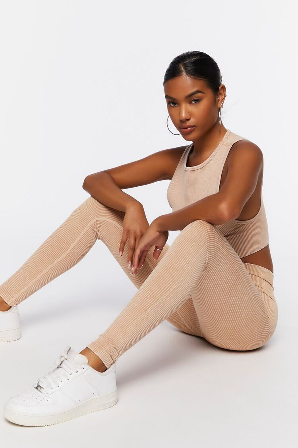 

Бесшовные леггинсы в рубчик Forever 21