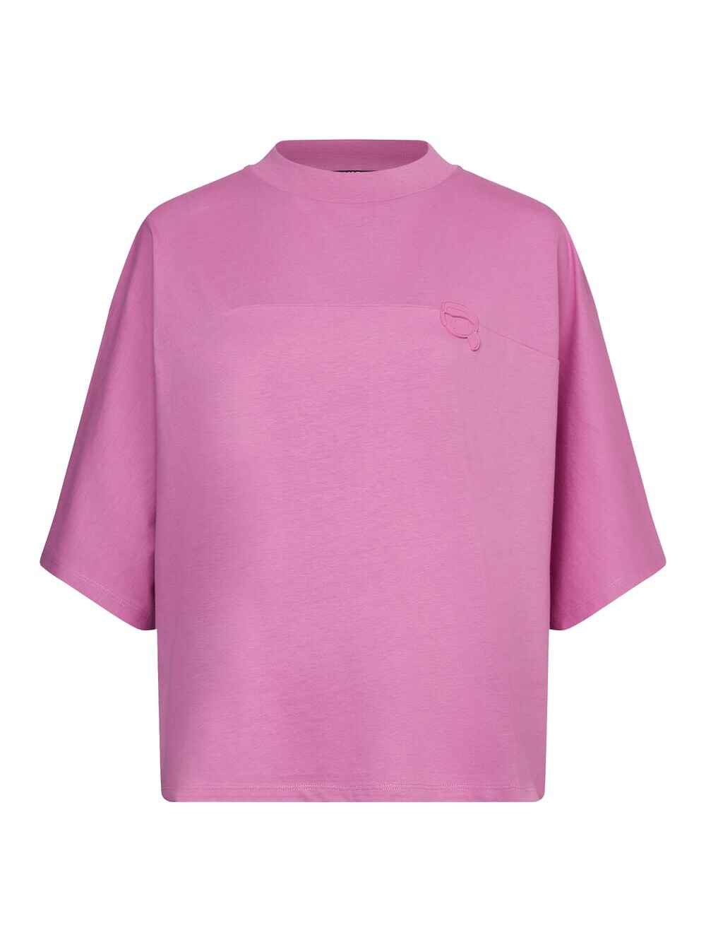

Рубашка оверсайз Karl Lagerfeld Ikonik 2.0, розовый