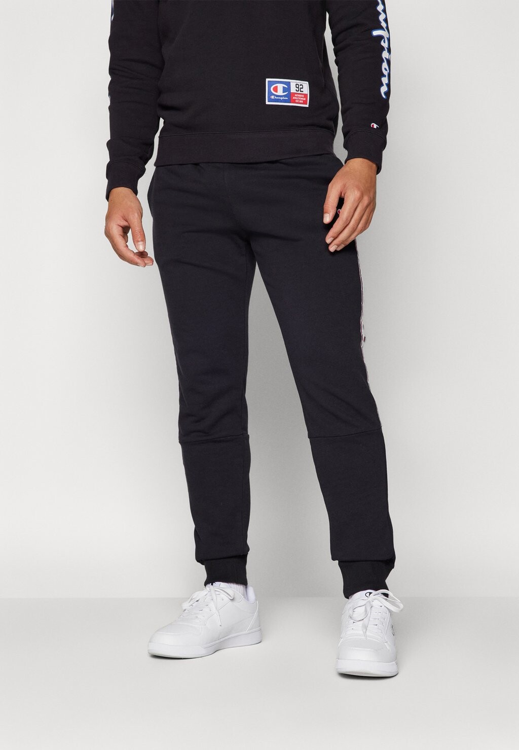 брюки champion rib cuff pants мужчины 217418 bs501 xl Брюки для бега RIB CUFF PANTS Champion, цвет black