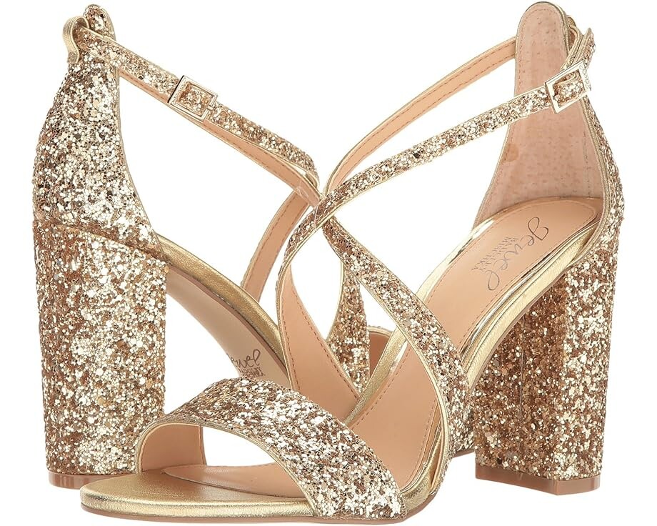 

Туфли Jewel Badgley Mischka Cook, цвет Gold Glitter