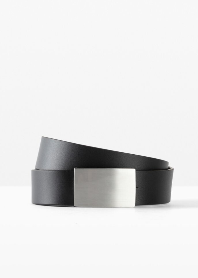 

Кожаный ремень Bpc Bonprix Collection, черный