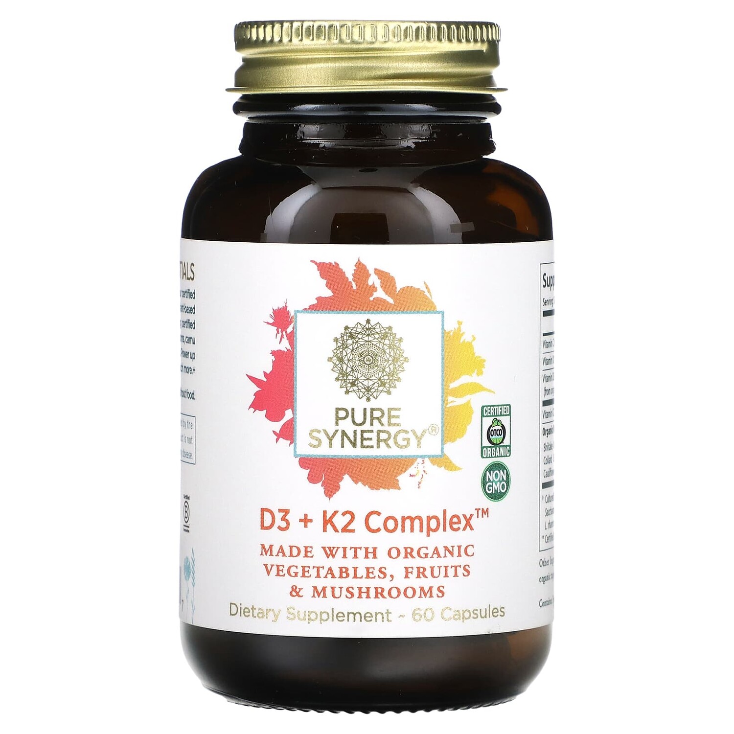 

D3 + K2 комплекс`` 60 капсул, Pure Synergy