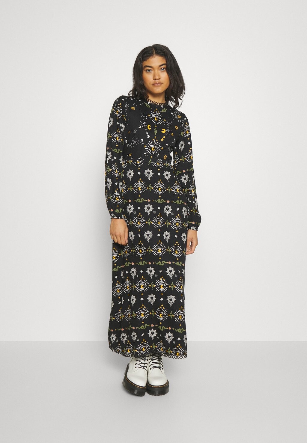 

Длинное платье ALL SEEING EYE MEGAN DRESS Never Fully Dressed, синий