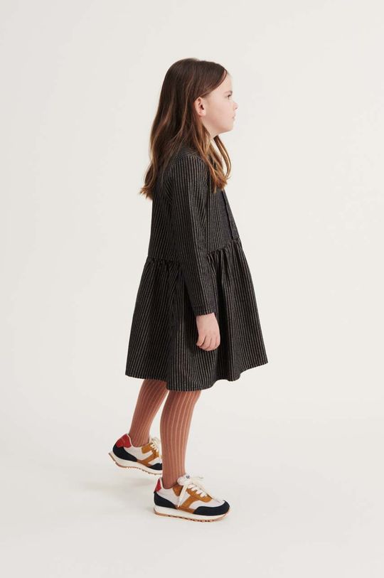 Платье из хлопка для маленькой девочки Liewood, бежевый