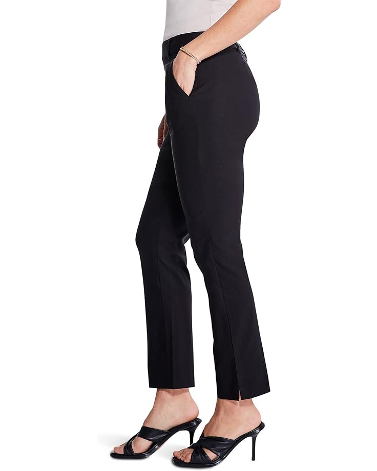 

Брюки NIC+ZOE Petite Polished Wonderstretch Slim Ankle Pants, цвет Black Onyx