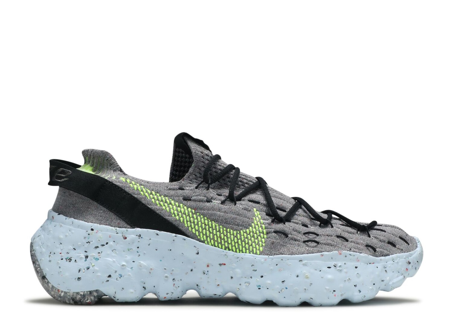 

Кроссовки Nike Space Hippie 04 'Grey Volt', серый