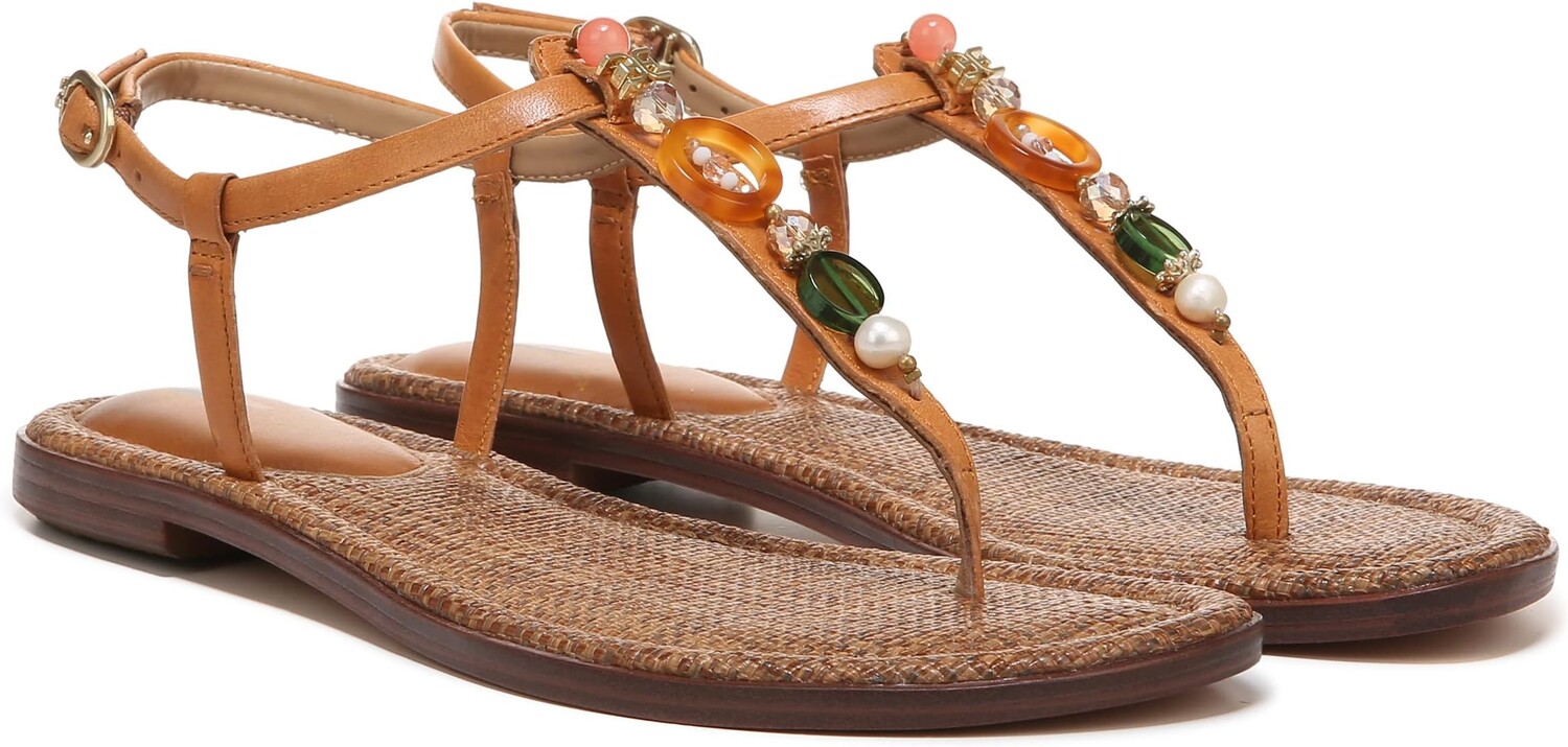 

Сандалии на плоской подошве Gigi Retro Sam Edelman, цвет Natural Custom