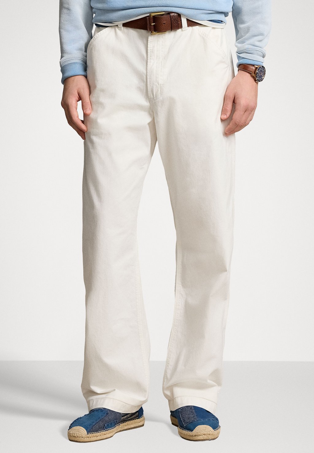 Брюки FLAT FRONT Polo Ralph Lauren, цвет deckwash white
