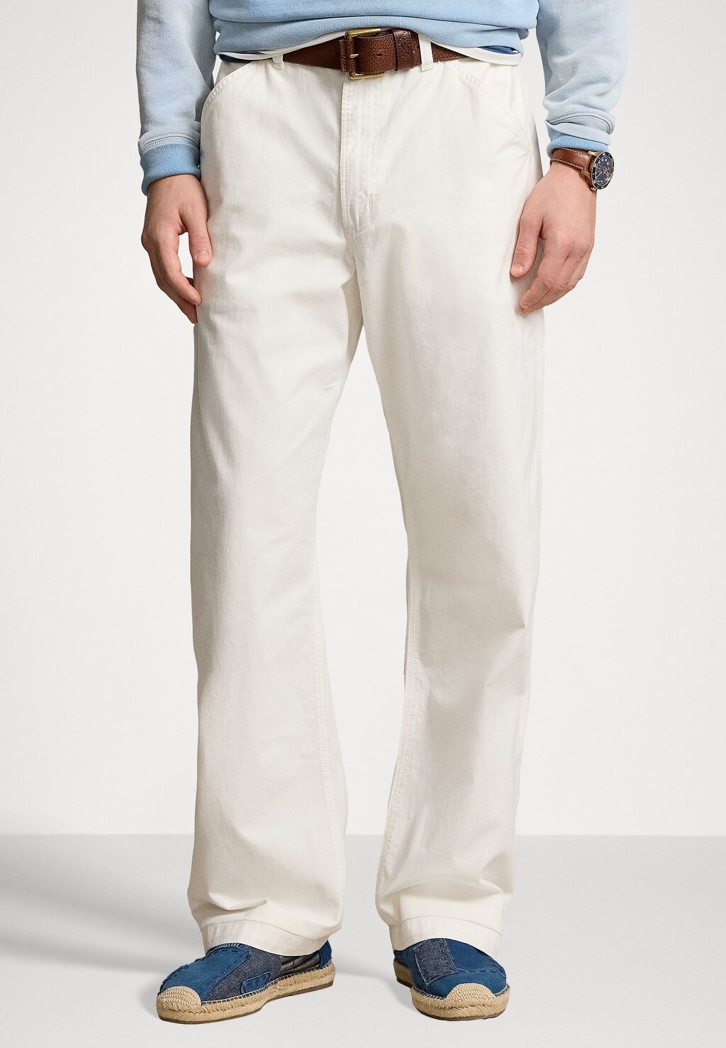 

Брюки FLAT FRONT Polo Ralph Lauren, цвет deckwash white