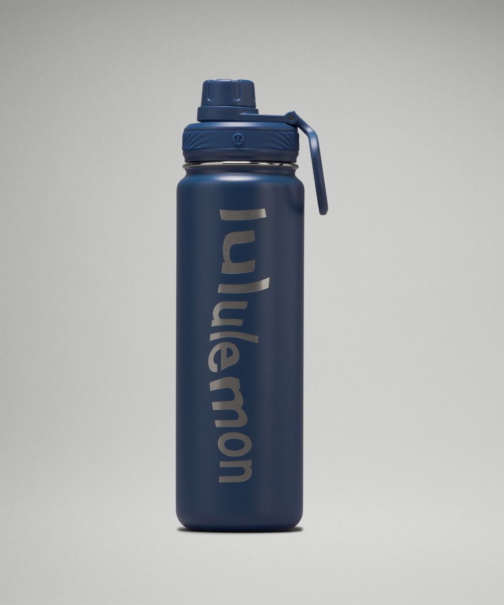 Спортивная бутылка Back to Life 0,7 л Lululemon, синий