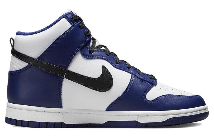 

Кроссовки женские Nike Dunk High, синий / бело-черный