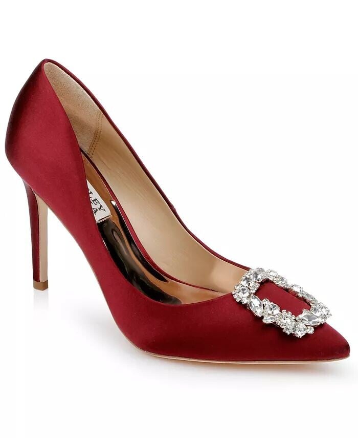 

Женские вечерние туфли на шпильке с орнаментом Cher Badgley Mischka, розовый