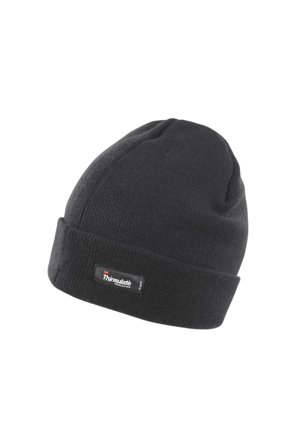 Легкая термозимняя шапка Thinsulate (3M, 40 г) (2 шт. в упаковке) Result, черный фото