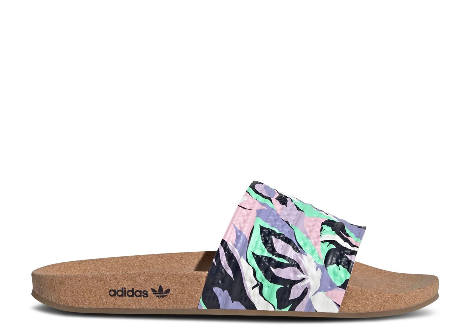 

Кроссовки adidas Adilette Slide 'Cork - Floral', синий, Синий;белый