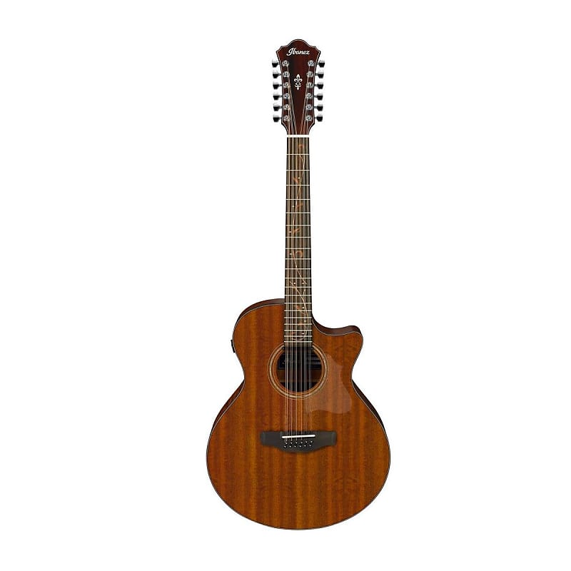 Акустическая гитара Ibanez AE2912 12-String Acoustic Electric Guitar, Katalox Fretboard, Natural Low Gloss цена и фото
