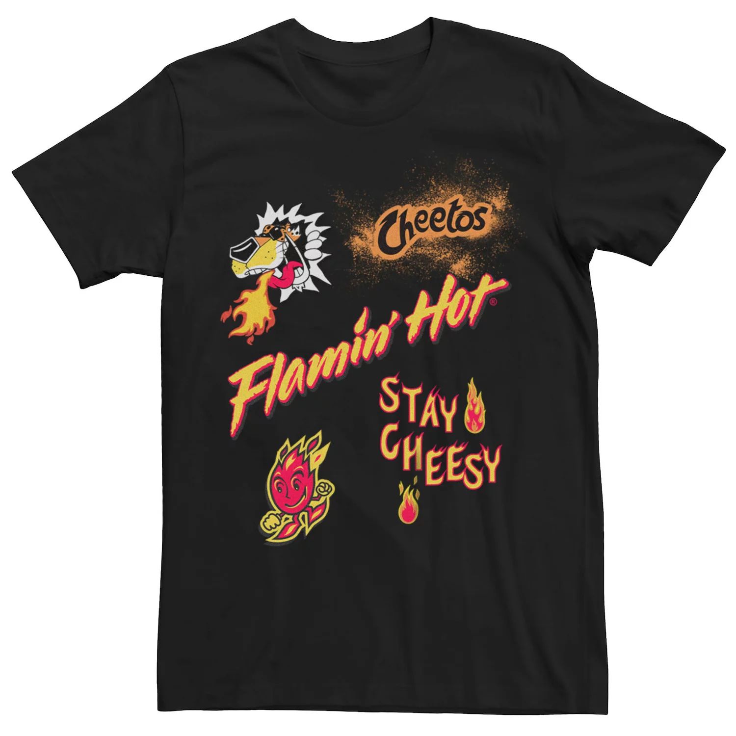 Мужская футболка Cheetos Flamin Hot Stay Cheesy Licensed Character