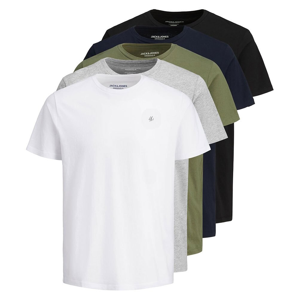 

Футболка Jack & Jones Jxj Crew Neck 5 шт, разноцветный